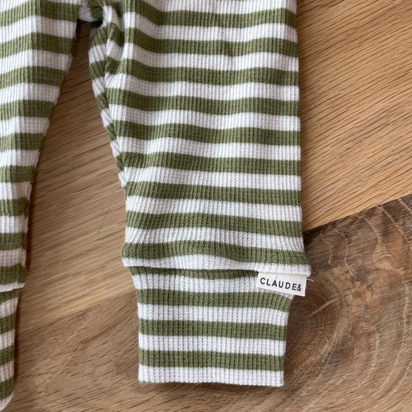 Milking It Striped Baby Outfit - Picture 3 of 7